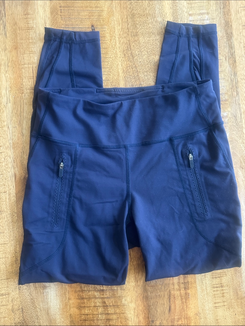 LULULEMON 🍋 High-Waist Athletic Leggings with Zippered Pockets